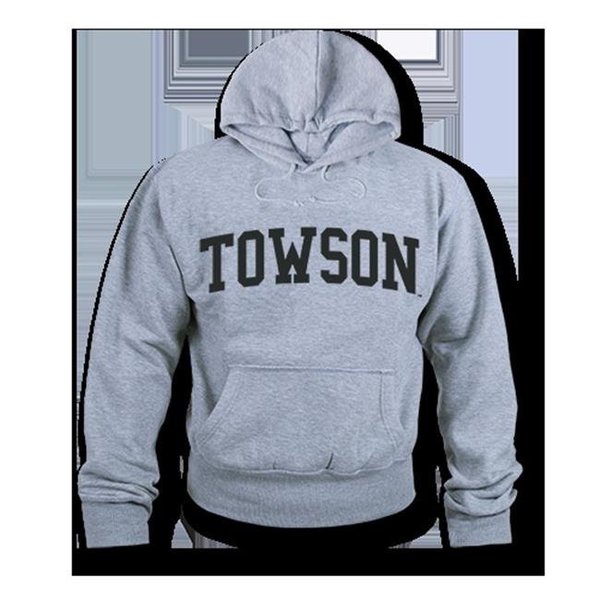 W Republic W Republic Game Day Hoodie Towson; Heather Grey - Large 503-153-HGY-03